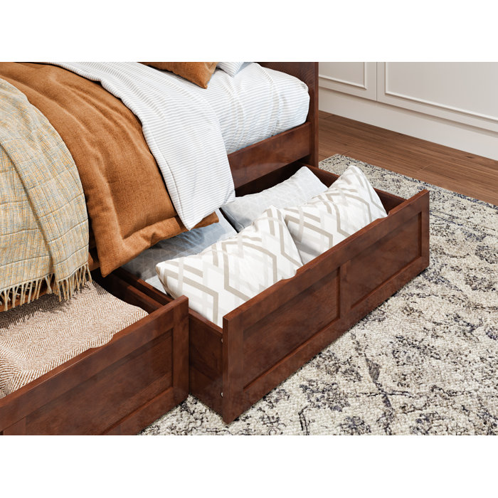 Lark Manor Anakaren Solid Wood Twin Daybed with Storage Drawers Wayfair
